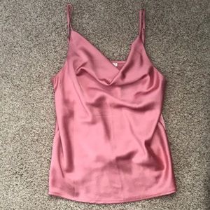 Cowl Neck Silky Cami